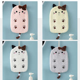 Cute Cat Embroidered Towel Hand Towels KiniCatShop