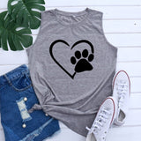 Super Cool Vintage-Style Tank Top Tank Top Light Grey / S KiniCatShop