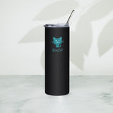 KiniCat Stainless Steel Tumbler Thermos Black KiniCatShop