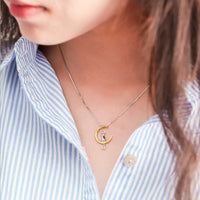 Crescent Moon Cat Lovely Necklace Necklaces KiniCatShop
