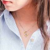 Crescent Moon Cat Lovely Necklace Necklaces KiniCatShop