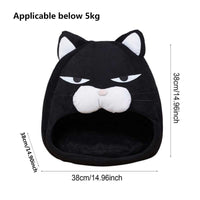 The Plush Cat Cove Cat Bed Default Title KiniCatShop