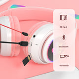 Wireless Cat Ears Head Phones Headphones KiniCatShop