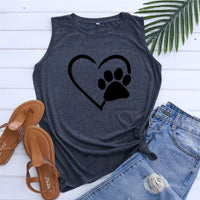 Super Cool Vintage-Style Tank Top Tank Top Dark Grey / S KiniCatShop