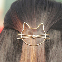 Kitty Cat Hair Clip Hair Accessories KiniCatShop