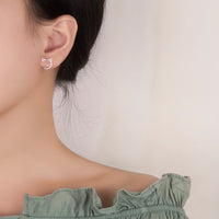 Cat Face Silver Earrings Earrings KiniCatShop
