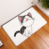 Soft Kitty Cat Floor Mat Floor Mats Yummy Cat / 23.5"x15.75" KiniCatShop