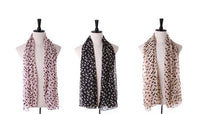 Elegant Chiffon Cat Print Scarf Apparel & Accessories KiniCatShop