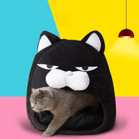 The Plush Cat Cove Cat Bed KiniCatShop
