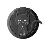 Cell Phone Kitty Cat Ring Grip Cell Phone Black KiniCatShop