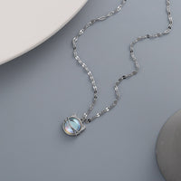 Moonstone Cat-Themed Necklace Necklaces KiniCatShop