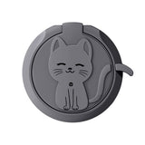 Cell Phone Kitty Cat Ring Grip Cell Phone Grey KiniCatShop