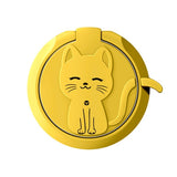 Cell Phone Kitty Cat Ring Grip Cell Phone Yellow KiniCatShop
