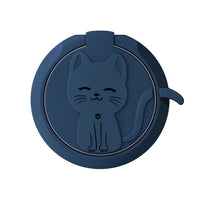 Cell Phone Kitty Cat Ring Grip Cell Phone Dark Blue KiniCatShop