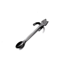 Just Hanging Around Kitty Cat Spoons Coffee Spoons Black Spoon KiniCatShop